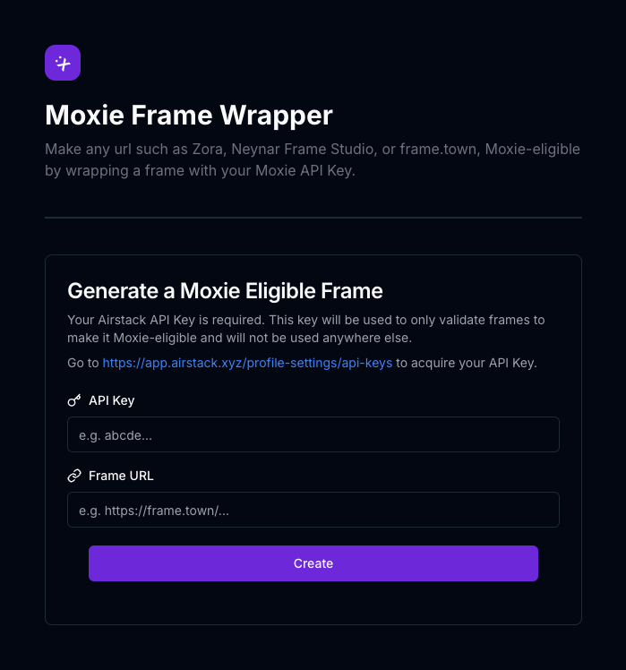 Moxie Frame Wrapper image